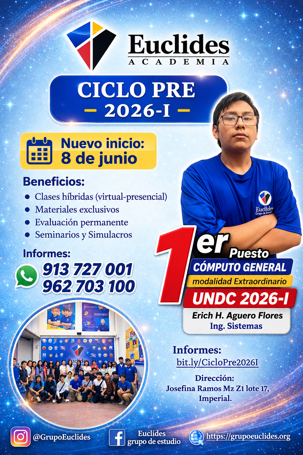 Ciclo Preuniversitario Academia EUCLIDES - Inscríbete aquí